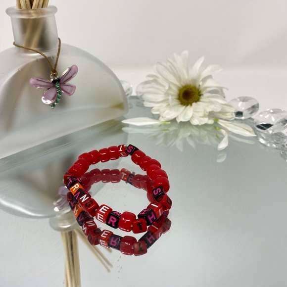 Stranger Things Bracelets - 3” Elastic Band - Set of 4 - Picture 5 of 8